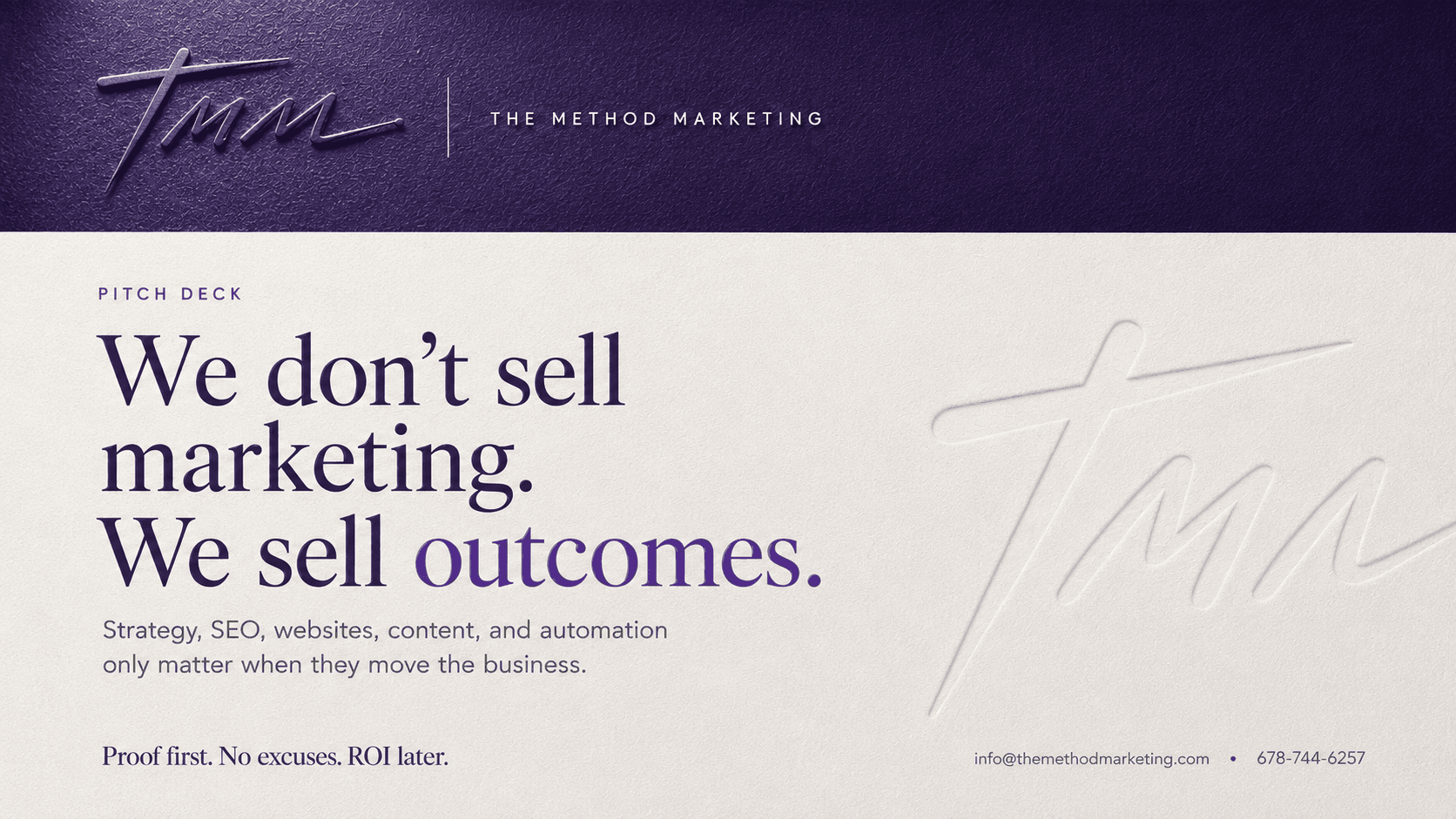 Pitch deck